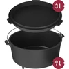 Závesný liatinový kotlík s panvicou - 8 ['liatinový kotlík', ' kotlík na oheň', ' kotlík s panvicou', ' cigánsky kotlík', ' maďarský kotlík', ' guláš z kotlíka', ' kotlík na ohnisko', ' poľovnícky hrniec', ' poľovnícky kotlík', ' liatinová nádoba', ' darček', ' liatinová panvica', ' liatinový hrniec s panvicou', ' zavesený kotlík', ' kotlík na zavesenie']