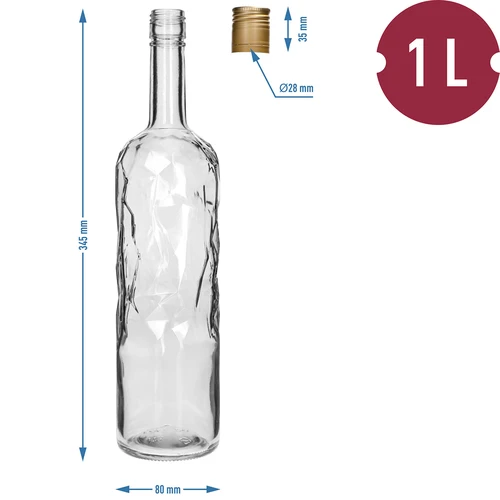 Ľadová fľaša 1L s uzáverom fi30/35, 4ks - 7 ['Ľadová fľaša', ' ľadová fľaša', ' fľaša 1L', ' fľaše 1L', ' sada 4 fliaš', ' fľaša s drážkami', ' fľaša na likér', ' fľaše na likér', ' fľaša na nápoje', ' fľaše na nápoje', ' ozdobné fľaše', ' ľadová fľaša']