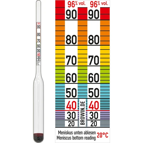 Alkoholometer mini EN/DE - 3 