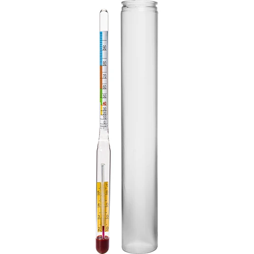 Alkoholometer s teplomerom  - 1 ['alkoholometer', ' alkoholometer s teplomerom', ' alkoholometer na pálenku', ' presný alkoholometer', ' alkoholometer na likéry', ' profesionálny alkoholometer']