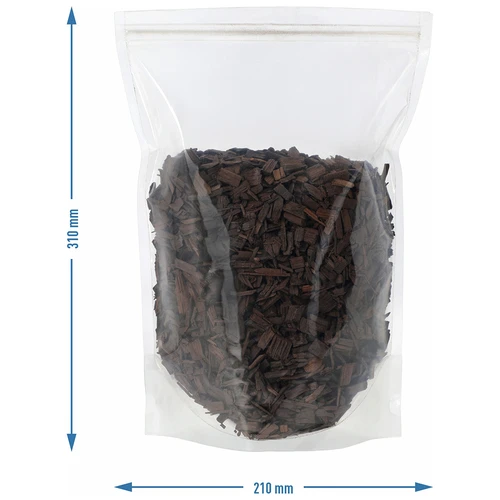 Americké dubové vločky silne opekané, 500g - 7 ['dubové chipsy', ' dubové vločky', ' prírodné dubové vločky', ' silne opekané dubové vločky', ' dubové vločky na whisky', ' dubové vločky na bourbon', ' vločky na brandy', ' vločky na dubovú vodku', ' zrenie nápojov', ' aromatizovanie nápojov', ' na alkohol', ' prísady do alkoholu', ' chuťové prísady', ' dubové vločky 500 g', ' americké dubové hobliny', ' vločky z amerického dubu', ' aromatizujúce vločky', ' silne opekané chipsy', ' ako ľahko vyrobiť whisky', ' dubové vločky pol kg']