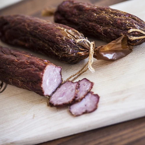 Bakteriálne kultúry na zrejúce klobásy, 2 g - 6 ['štartovacie kultúry na klobásy', ' bakteriálne kultúry na klobásy', ' chorizo', ' saláma', ' baktérie na dlhozrejúce klobásy']