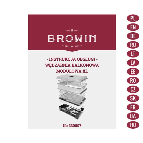 Balkónová udiareň s nastaviteľnou kapacitou - 8