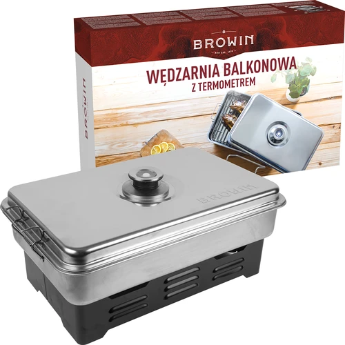 Balkónová udiareň s teplomerom - 8 ['udiareň', ' udiaren', ' údenie', ' údiť', ' údenina', ' údeniny', ' gril']