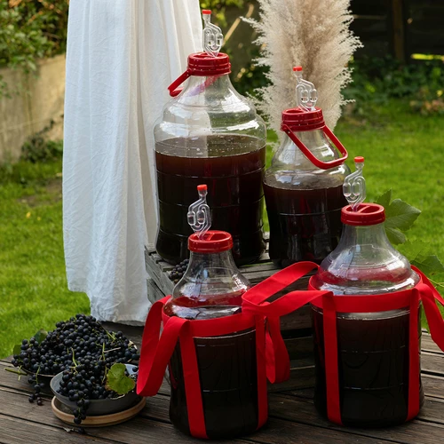 Balón na víno ľahký, nerozbitný s držadlom, 20 L - 11 ['fermentačná nádoba', ' fermentačná nádoba', ' v čom fermentovať', ' balón na víno', ' balón na pivo', ' na fermentáciu', ' balón so širokým otvorom', ' PET balón', ' plastový balón', ' nerozbitný balón', ' balón na víno', ' vinárska novinka']