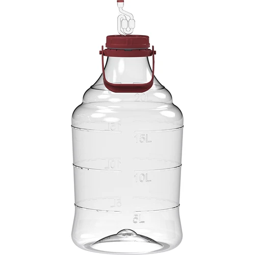 Balón na víno ľahký, nerozbitný s držadlom, 20 L  - 1 ['fermentačná nádoba', ' fermentačná nádoba', ' v čom fermentovať', ' balón na víno', ' balón na pivo', ' na fermentáciu', ' balón so širokým otvorom', ' PET balón', ' plastový balón', ' nerozbitný balón', ' balón na víno', ' vinárska novinka']