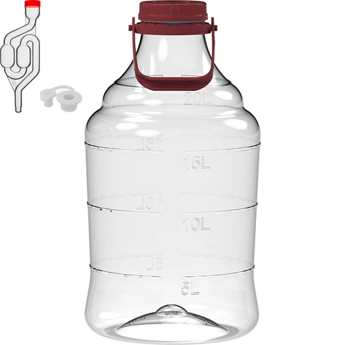 Balón na víno ľahký, nerozbitný s držadlom, 20 L - 2 ['fermentačná nádoba', ' fermentačná nádoba', ' v čom fermentovať', ' balón na víno', ' balón na pivo', ' na fermentáciu', ' balón so širokým otvorom', ' PET balón', ' plastový balón', ' nerozbitný balón', ' balón na víno', ' vinárska novinka']