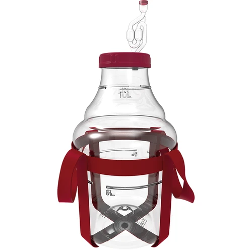 Balón na víno ľahký, nerozbitný, s popruhmi, 10 L  - 1 ['balóny na víno', ' balóny na pivo', ' nádoby na víno', ' nádoby na pivo', ' nádoby PET', ' balóny so širokým hrdlom', ' vinárske súpravy', ' nerozbitné nádoby', ' nádoby na fermentáciu', ' balóny na fermentáciu', ' balóny so skrutkovacím uzáverom', ' balóny s príslušenstvom', ' novinky vo vinárstve', ' domáce vína', ' domáce pivá', ' popruhy na prenášanie', ' balóny', ' z plastu', ' nerozbitné', ' fermentor', ' demižón', ' galón', ' víno', ' pivo', ' s popruhmi', ' súprava', ' 10L']