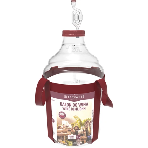 Balón na víno ľahký, nerozbitný, s popruhmi, 25 L - 2 ['balóny na víno', ' balóny na pivo', ' nádoby na víno', ' nádoby na pivo', ' nádoby PET', ' balóny so širokým hrdlom', ' vinárske súpravy', ' nerozbitné nádoby', ' nádoby na fermentáciu', ' balóny na fermentáciu', ' balóny so skrutkovacím uzáverom', ' balóny s príslušenstvom', ' novinky vo vinárstve', ' domáce vína', ' domáce pivá', ' popruhy na prenášanie', ' balóny', ' z plastu', ' nerozbitné', ' fermentor', ' demižón', ' demižón', ' galón', ' víno', ' pivo', ' s popruhmi', ' súprava']