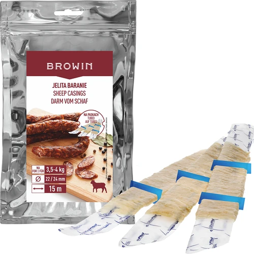 Baranie črevá - fi 22/24 mm, na pásoch, 15 m - 3