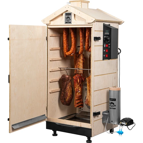 Bezrámová udiareň dragON PLYWOOD NATURE s digitálnym regulátorom, 200 l - 4