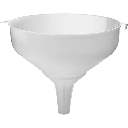 Biely plastový lievik fi 25cm  - 1 ['lievik na víno', ' lievik na balóny', ' lievik na balóny na víno', ' univerzálny lievik', ' na filtráciu vína', ' príslušenstvo na vinárstvo']