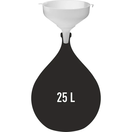 Biely plastový lievik fi 25cm - 2 ['lievik na víno', ' lievik na balóny', ' lievik na balóny na víno', ' univerzálny lievik', ' na filtráciu vína', ' príslušenstvo na vinárstvo']