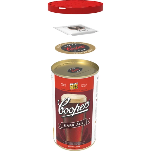 Brewkit Coopers Dark Ale - 4 ['dark ale', ' tmavé', ' pivo', ' brewkit']