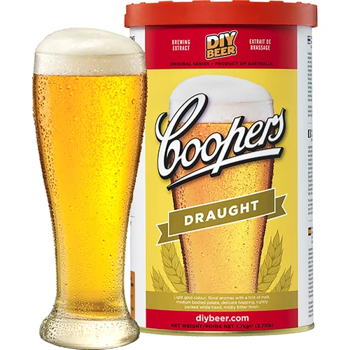 Brewkit Coopers Draught  - 1 ['domáce pivo', '\r\ndomáce pivo', '\r\nsúpravy na domáce pivo', '\r\nsúprava na domáce pivo', '\r\ndomáce varenie piva', '\r\ndomáce pivo krok za krokom', '\r\ndomáca výroba piva', '\r\ndomáce recepty na pivo', '\r\ndomáca výroba piva', '\r\nako urobiť domáce pivo', '\r\nBBrewkit Coopers Draught', ' koncentrát na domáce pivo pivovarské kvasnice kvasnice Alcotek']