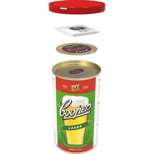 Brewkit Coopers Lager - 4 ['lager', ' svetlé', ' svetlý lager', ' pivo', ' brewkit']