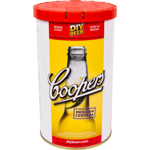 Brewkit Coopers Mexican Cerveza - 2 ['domáce pivo', '\r\ndomáce pivo', '\r\nsúpravy na domáce pivo', '\r\nsúprava na domáce pivo', '\r\ndomáce varenie piva', '\r\ndomáce pivo krok za krokom', '\r\ndomáca výroba piva', '\r\ndomáce recepty na pivo', '\r\ndomáca výroba piva', '\r\nako urobiť domáce pivo', '\r\nBrewkit Coopers Mexican Cerveza', ' koncentrát na domáce pivo pivovarské kvasnice kvasnice Alcotek']