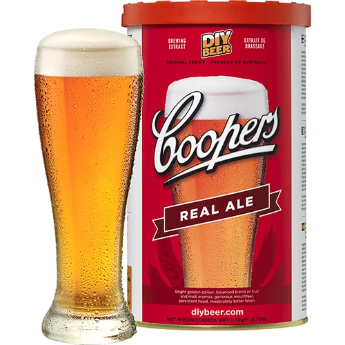 Brewkit Coopers Real Ale  - 1 ['real ale', ' ale', ' vrchné kvasenie', ' brewkit', ' pivo']