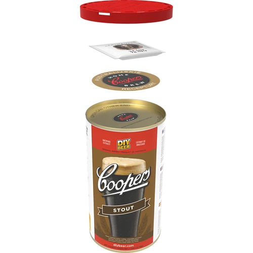 Brewkit Coopers Stout - 4 ['stout', ' tmavé', ' pražené', ' kávové', ' brewkit', ' pivo']