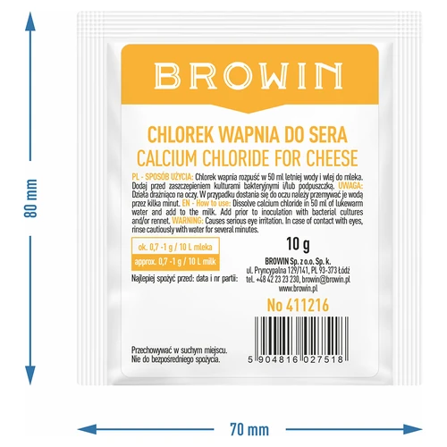 Chlorid vápenatý na syr, 10 g - 11