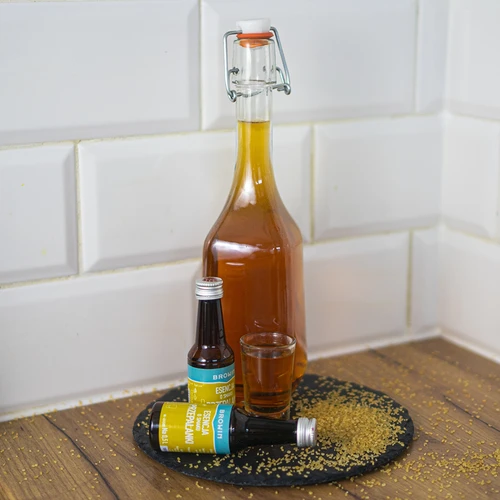 Chuťová esencia - prepálenka na 0,5 L - 40 ml - 8 ['prípravok do alkoholu', ' aróma do vodky', ' do alkoholu', ' prípravok', ' chuťová esencia', ' esencia do alkoholov', ' prípravok do vodky', ' prepálenka', ' karamelová vodka', ' aróma karamel', ' karamel', ' pálený cukor', ' esencie do pálenky']