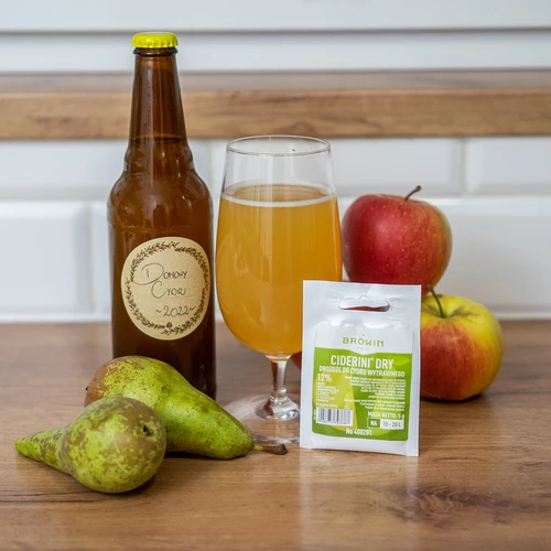 Ciderové kvasnice Ciderini Dry, 5 g - 2 ['kvasnice na cider', ' kvasnice na suchý cider', ' kvasnice na jablkový cider', ' suchý cider', ' jablkový cider']