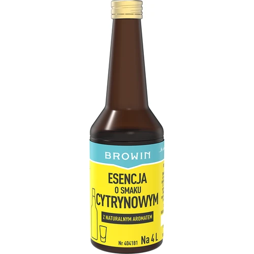 Citrónová esencia s prírodnou arómou na 4 l – 40 ml