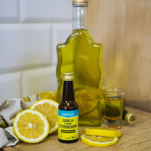 Citrónová esencia s prírodnou arómou na 4 l – 40 ml - 8