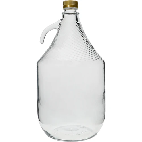 Demižón 5 L Dama s uzáverom - bez košíka - 3 ['fľaša 5l', ' fľaša na fermentáciu', ' demižón na fermentáciu', ' demižón na víno', ' demižón na víno', ' na skladovanie vína', ' fľaša na šťavu']