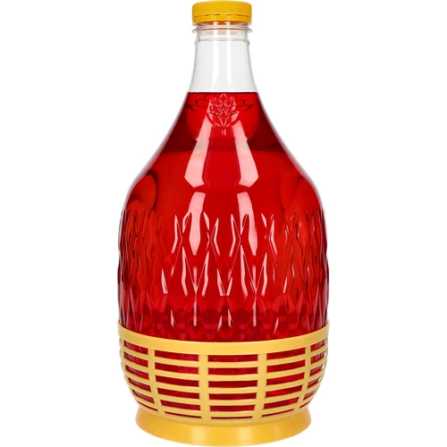 Demižón Dama 5 L PET, so skrutkovacím uzáverom a košíkom - 2