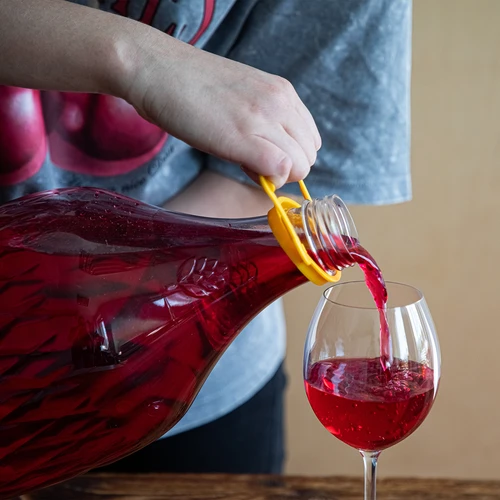 Demižón Dama 5 L PET, so skrutkovacím uzáverom a rukoväťou - 5