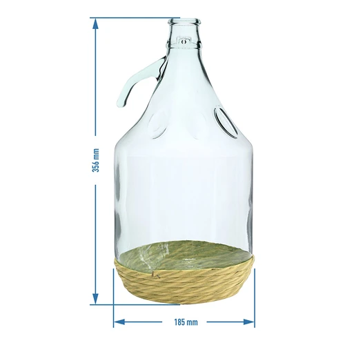 Demižón Dama 5L v opletení - 2 ['balón na víno', ' balón na víno', ' demižón na víno', ' fľaša na víno', ' fľaša na víno', ' demižón na víno', ' demižón na víno', ' demižón', ' demižón na víno', ' balón na víno 50l', ' balón na víno 50l castorama', ' balón na víno 50l', ' balón na víno 50l castorama', ' víno balón', ' víno balón castorama', ' demižón v prútenom koši', ' demižón v prútenom koši']