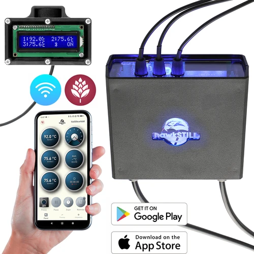 Destilačná súprava hawkSTILL „Studené prsty” 60 L + systém Wi-Fi IQ s displejom LCD - 4