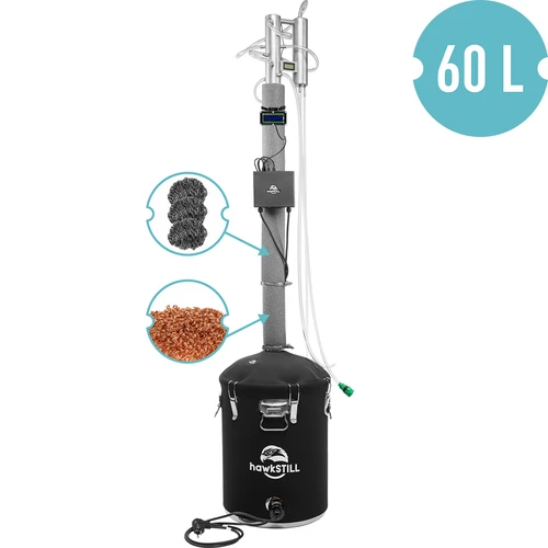 Destilačná súprava hawkSTILL „Studené prsty” 60 L + systém Wi-Fi IQ s displejom LCD - 2
