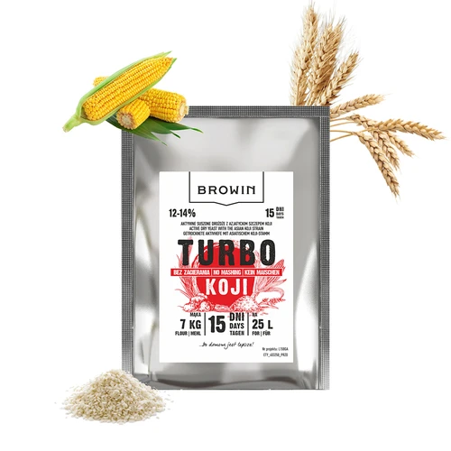 Destilačné kvasnice Turbo Koji, 50 g (bez rmutovania!) - 4 ['kvasnice Koji', ' huba Koji', ' ražná vodka', ' zemiaková vodka', ' studené rmutovanie', ' kvasnice na alkohol', ' kvasnice na pálenku', ' destilačné kvasnice', ' bez rmutovania', ' kvasnice na obilie', ' na whiskey', ' kvasnice na whisky']