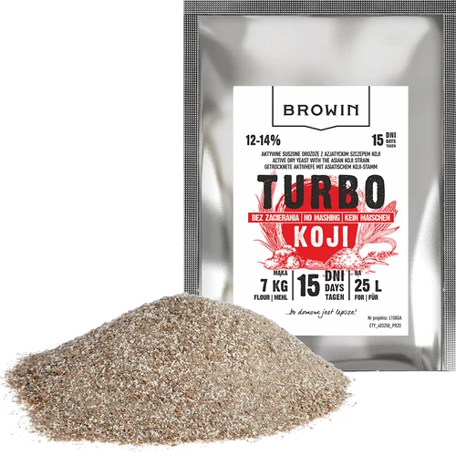 Destilačné kvasnice Turbo Koji, 50 g (bez rmutovania!) - 3 ['kvasnice Koji', ' huba Koji', ' ražná vodka', ' zemiaková vodka', ' studené rmutovanie', ' kvasnice na alkohol', ' kvasnice na pálenku', ' destilačné kvasnice', ' bez rmutovania', ' kvasnice na obilie', ' na whiskey', ' kvasnice na whisky']