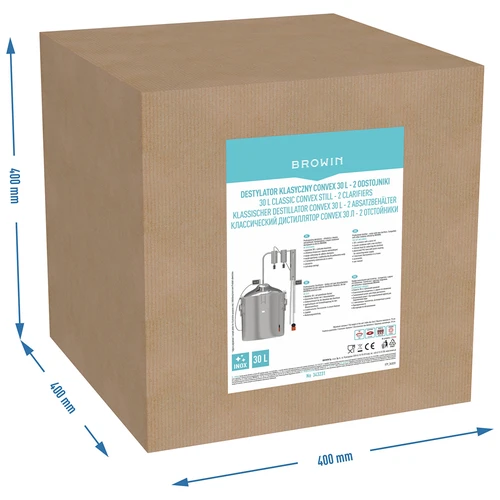 Destilátor hawkSTILL 1.0 CONVEX 30 l – 2 suchoparníky - 10