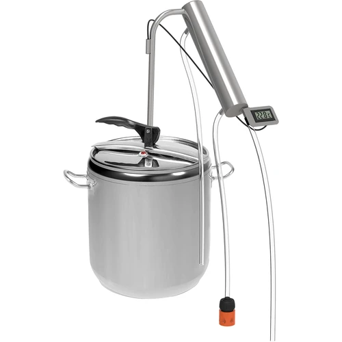 Destilátor Pot-Still na tlakovom hrnci 17 L  - 1 ['destilácia', ' destilát', ' pálenka', ' jedlá z tlakových hrncov', ' aký destilačný prístroj vybrať', ' varenie v tlakových hrncoch', ' destilátor Browin', ' modulárne destilátory', ' čistý destilát', ' destilačná súprava', ' súprava na destiláciu', ' destilačná súprava s tlakovým hrncom', ' destilácia na rôznych zdrojoch tepla', ' tlakový hrniec', ' varenie v tlakových hrncoch', ' hrniec z nehrdzavejúcej ocele', ' tlakový hrniec moderné varenie', ' rýchle varenie', ' must have v kuchyni', ' prečo sa oplatí mať tlakový hrniec', ' výhody tlakových hrncov', ' hrniec 17 litrov']