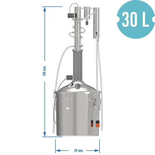 Destylator hawkSTILL 1.0 Convex 30 L - Torpeda, „Zimne Palce” - 13