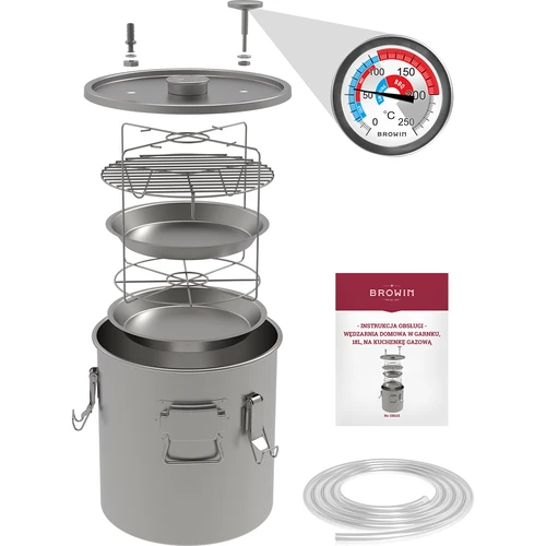 Domáca udiareň 5 kg - 3 ['udiareň v hrnci', ' spôsob údenia rýb', ' údenie syrov', ' údenie mäsa', ' údenie rýb', ' údenie doma', ' údenie bez dymu', ' údený losos', ' údené kurča', ' údený kapor', ' domáca udiareň', ' údenie doma', '\r\nUdiareň v hrnci 18l na plynový sporák', ' udiareň na plynový sporák']
