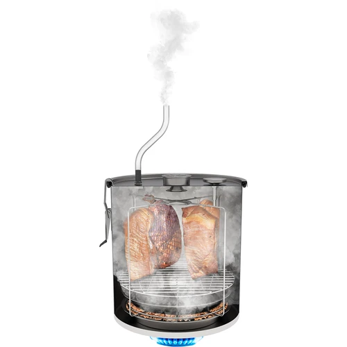 Domáca udiareň 5 kg - 6 ['udiareň v hrnci', ' spôsob údenia rýb', ' údenie syrov', ' údenie mäsa', ' údenie rýb', ' údenie doma', ' údenie bez dymu', ' údený losos', ' údené kurča', ' údený kapor', ' domáca udiareň', ' údenie doma', '\r\nUdiareň v hrnci 18l na plynový sporák', ' udiareň na plynový sporák']