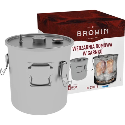Domáca udiareň 5 kg - 9 ['udiareň v hrnci', ' spôsob údenia rýb', ' údenie syrov', ' údenie mäsa', ' údenie rýb', ' údenie doma', ' údenie bez dymu', ' údený losos', ' údené kurča', ' údený kapor', ' domáca udiareň', ' údenie doma', '\r\nUdiareň v hrnci 18l na plynový sporák', ' udiareň na plynový sporák']