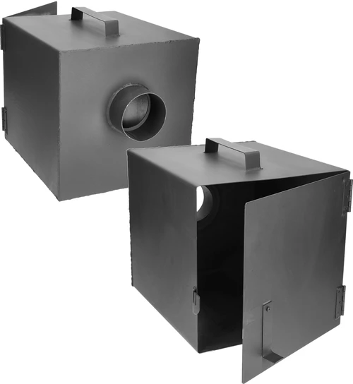 Drevená udiareň 60 cm, s ohniskom - 5