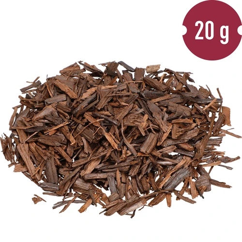 Dubové vločky silno opekané, 20g - 5 ['dubové chipsy', ' dubové chipsy silno opekané', ' dubové vločky', ' do alkoholu', ' prísady do alkoholu', ' príchute', ' dubové vločky pražené', ' dubové chipsy silno pražené', ' aromatizácia vín', ' aromatizácia pív', ' aromatizácia alkoholu', ' do bourbona', ' do brandy', ' do koňaku']