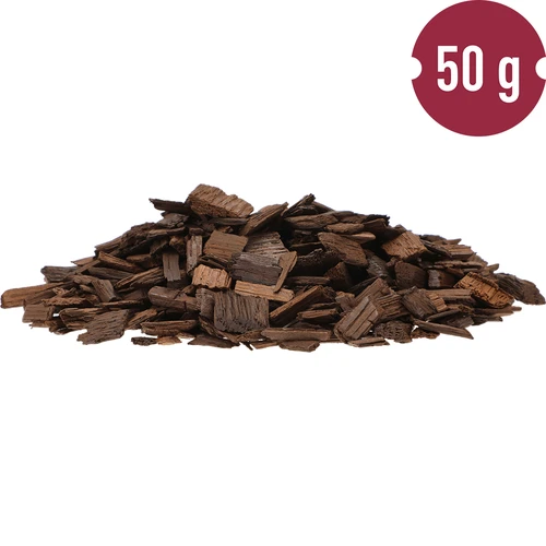 Dubové vločky silno opekané na aromatizáciu alkoholov (whisky, bourbon, brandy, koňak, pivo), 50 g - 4 ['dubové chipsy', ' dubové chipsy silno opekané', ' dubové vločky', ' do alkoholu', ' prísady do alkoholu', ' príchute', ' dubové vločky pražené', ' dubové chipsy silno pražené', ' aromatizácia vín', ' aromatizácia pív', ' aromatizácia alkoholu', ' dubové vločky 50 g', ' dubové štiepky']