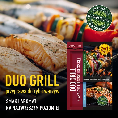 Duo Grill Klasická na ryby a zeleninu - zmes korenín 2 v 1, 2 x 12 g - 5 ['gril', ' koreniny a bylinky', ' koreniny na gril', ' koreniny na ryby na gril', ' grilovanie s chuťou', ' nové koreniny na grilovanie', ' dobre okorenené ryby z grilu', ' klasická korenina na ryby', ' korenina na zeleninu na gril', ' korenina na zeleninu', ' korenina na grilovanie', ' najlepšie na grilovanie rýb', ' ako okoreniť ryby na gril', ' koreniny 2v1', ' grilovanie zeleniny', ' zelenina z grilu', ' ryba z grilu', ' jedlá z grilu', ' chutné ryby z grilu', ' koreniny bez soli']