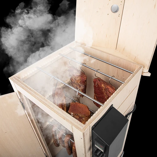 Elektrická údiarňa dragON PLYWOOD NATURE 100E s elektrickým ohrievacím modulom a riadiacou jednotkou - 7