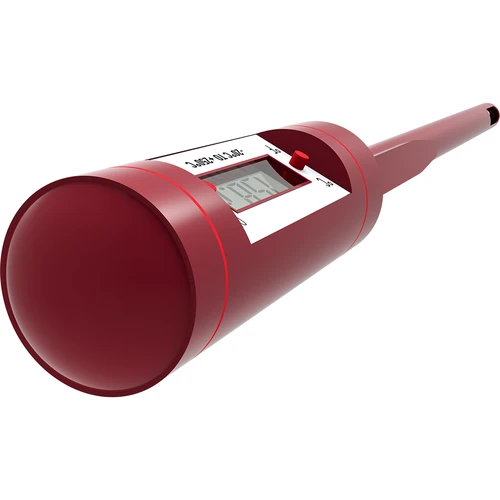Elektronický kuchynský teplomer, LCD (-20 °C až +250 °C), červený - 4