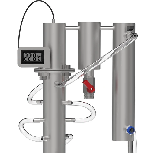 Elektronický teplomer v rámiku - pre destilátory (-50°C do +110°C) - 5 ['teplomer so sondou', ' elektronický teplomer', ' teplomer pre Abratek', ' teplomer Abratek', ' teplomer na frakcionovanie', ' teplomer na destiláciu', ' teplomer v rámiku', ' teplomer pre destilátor']