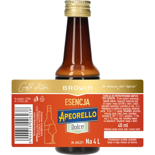 Esencia Apeorello Dolce na 4 l, 40 ml - 5